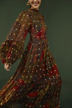 Farm Rio Black Rainforest Maxi Dress 6 Farm Rio Black Rainforest Maxi Dress -Outer Aura 301812 03 scaled