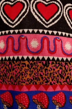 Farm Rio Graphic Elements Ainika Cardigan -Outer Aura 302217 04 scaled