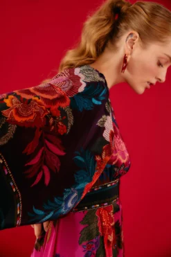 Farm Rio Flower Scarves Maxi Dress -Outer Aura 302323 05 scaled