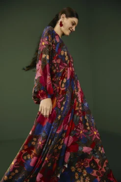 Farm Rio Black Wild Life Lenzing™ Ecovero™ Viscose Maxi Dress 9 Farm Rio Black Wild Life Lenzing™ Ecovero™ Viscose Maxi Dress -Outer Aura 302684 04 scaled