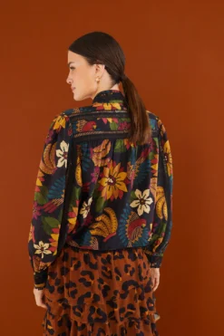 Farm Rio Macaw Ballet Blouse -Outer Aura 303782 03