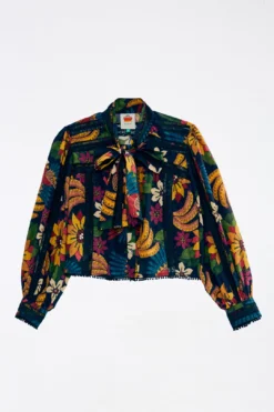 Farm Rio Macaw Ballet Blouse -Outer Aura 303782 05