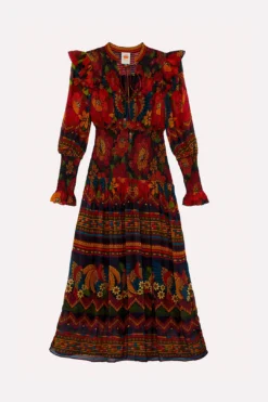 Farm Rio Macaw Ballet Ainika Maxi Dress -Outer Aura 303894 06