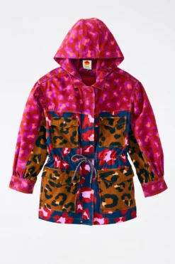 Farm Rio Mixed Leopards Canvas Jacket -Outer Aura 303960 06