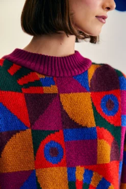 Farm Rio Graphic Toucans Sweater 8 Farm Rio Graphic Toucans Sweater -Outer Aura 303995 03