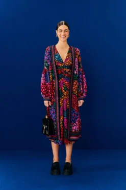 Farm Rio Rainbow Hearts Cardigan