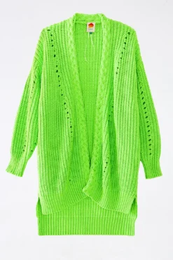 Farm Rio Lime Green Cardigan -Outer Aura 304116 06 1