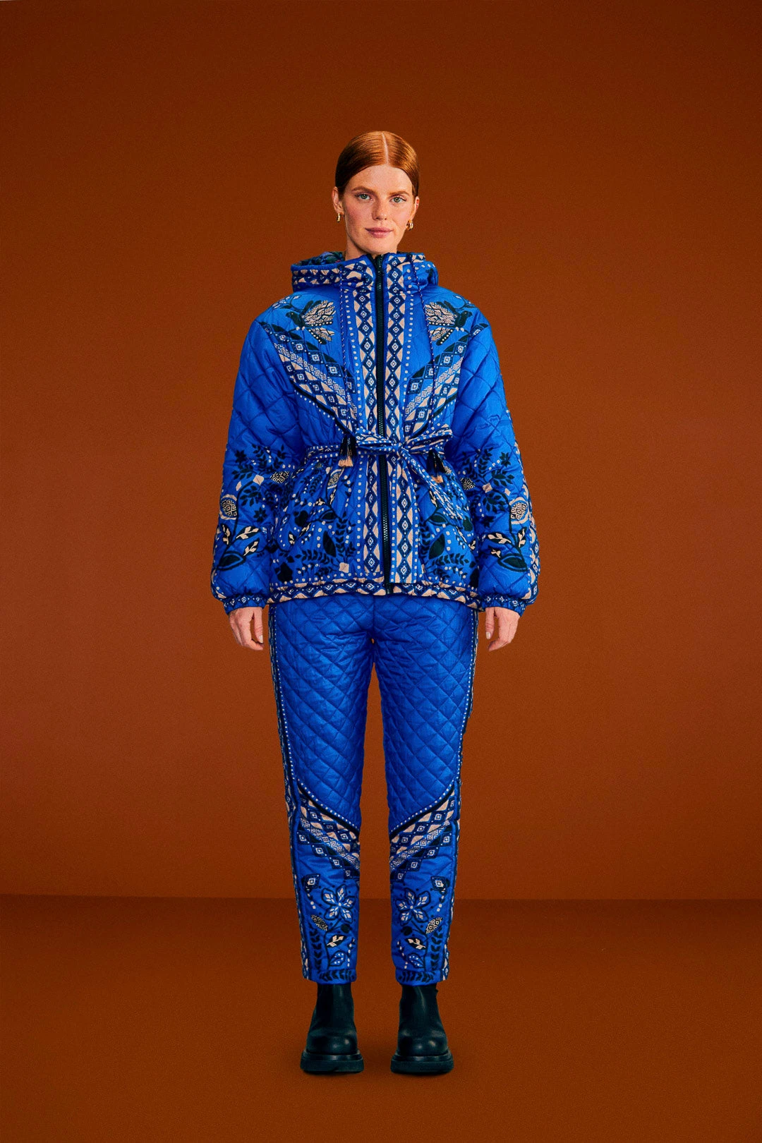 Farm Rio BlackMacaw Forest Reversible Puffer Jacket 3 Farm Rio BlackMacaw Forest Reversible Puffer Jacket - Image 3