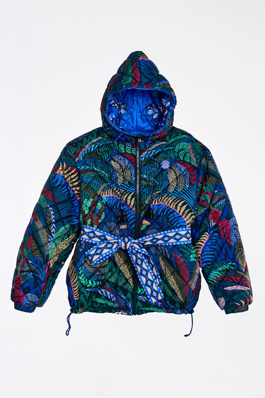 Farm Rio BlackMacaw Forest Reversible Puffer Jacket 6 Farm Rio BlackMacaw Forest Reversible Puffer Jacket - Image 6
