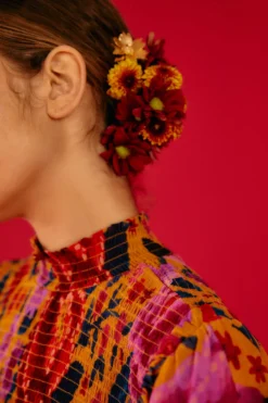 Farm Rio Yellow Floral Dream Blouse -Outer Aura 304566 03 1 scaled