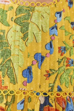 Farm Rio Yellow Summer Garden Blouse -Outer Aura 306228 05