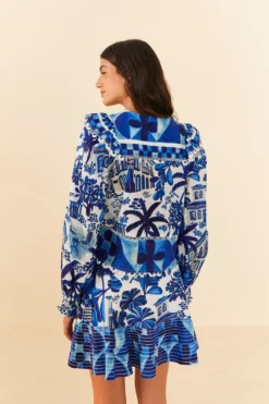 Farm Rio Sweet Rio Long Sleeve Blouse -Outer Aura 306236 04