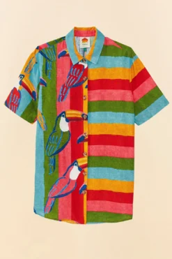 Farm Rio Wonderful Toucans Unisex Shirt -Outer Aura 306242 010