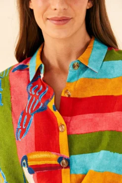 Farm Rio Wonderful Toucans Unisex Shirt -Outer Aura 306242 03