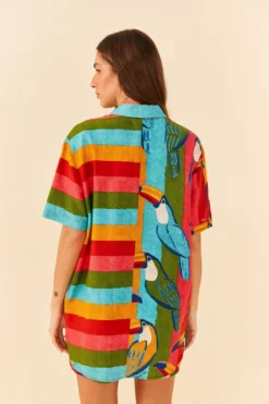 Farm Rio Wonderful Toucans Unisex Shirt -Outer Aura 306242 04