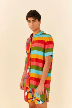 Farm Rio Wonderful Toucans Unisex Shirt -Outer Aura 306242 05