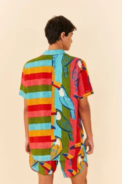 Farm Rio Wonderful Toucans Unisex Shirt -Outer Aura 306242 08