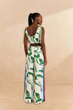 Farm Rio Off-White Rainbow Toucans Crop Top -Outer Aura 306280 04 scaled