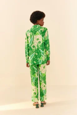 Farm Rio Tropical Groove Shirt -Outer Aura 306293 03