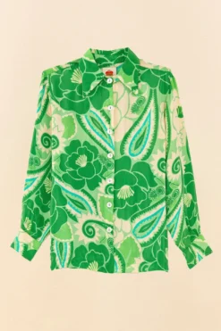 Farm Rio Tropical Groove Shirt -Outer Aura 306293 06