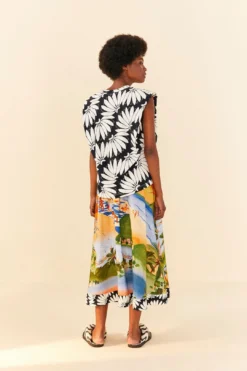 Farm Rio Black Copacabana Organic Cotton T-Shirt 7 Farm Rio Black Copacabana Organic Cotton T-Shirt -Outer Aura 306319 03