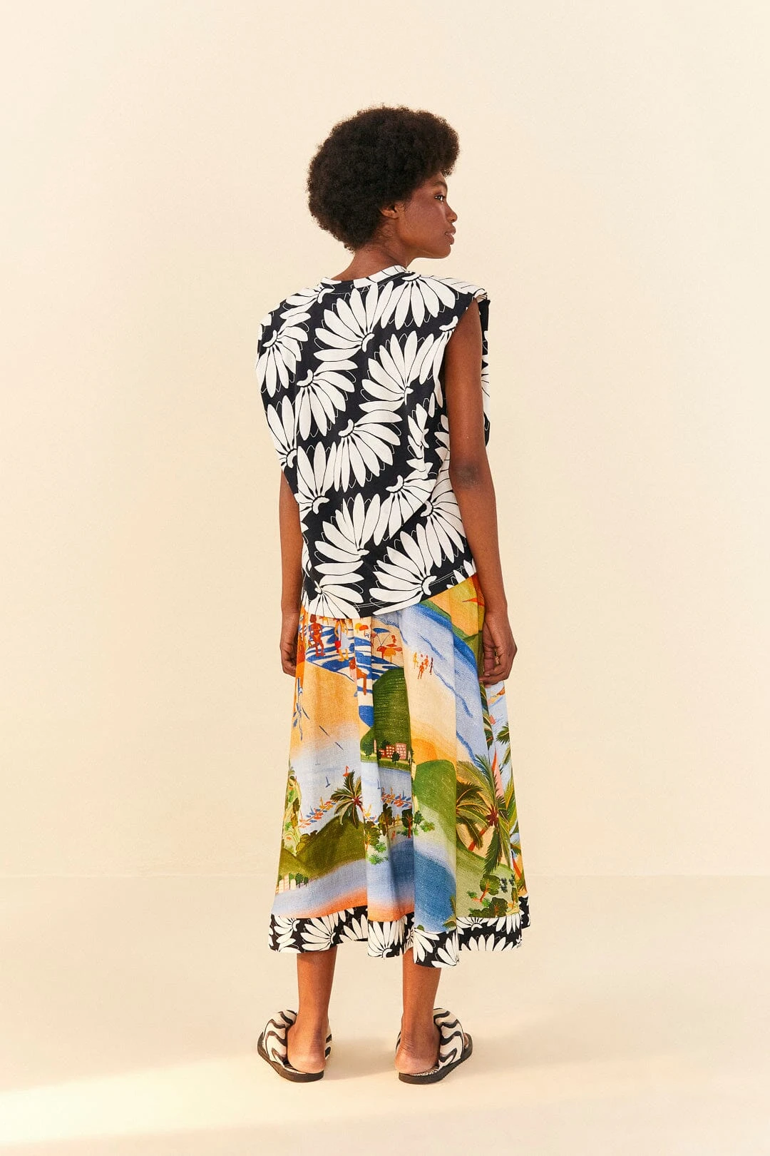 Farm Rio Black Copacabana Organic Cotton T-Shirt 3 Farm Rio Black Copacabana Organic Cotton T-Shirt - Image 3