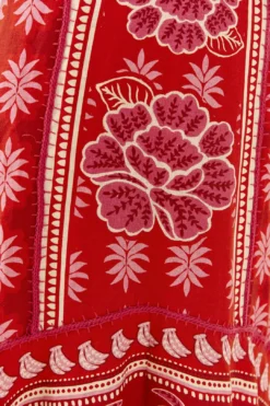 Farm Rio Red Summer Sunrise Maxi Dress -Outer Aura 306331 05