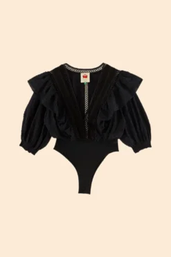 Farm Rio Black Lace Bodysuit 7 Farm Rio Black Lace Bodysuit -Outer Aura 306354
