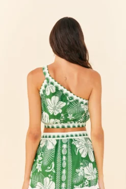 Farm Rio Off-White Macaw Elegance Crop Top -Outer Aura 306377 03 1