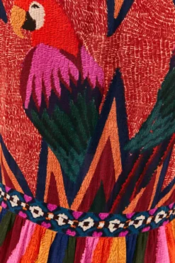 Macaw Show Maxi Dress -Outer Aura 306389 05