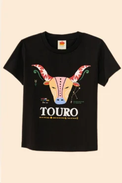 Farm Rio Taurus Zodiac Organic Cotton T-Shirt -Outer Aura 306690 06