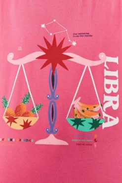 Farm Rio Libra Zodiac Organic Cotton T-Shirt 8 Farm Rio Libra Zodiac Organic Cotton T-Shirt -Outer Aura 306695 04