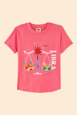 Farm Rio Libra Zodiac Organic Cotton T-Shirt 9 Farm Rio Libra Zodiac Organic Cotton T-Shirt -Outer Aura 306695 06