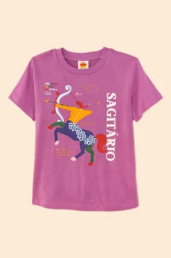 Farm Rio Sagittarius Zodiac Organic Cotton T-Shirt -Outer Aura 306697 06