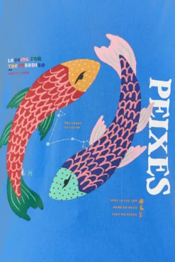 Farm Rio Pisces Zodiac Organic Cotton T-Shirt 8 Farm Rio Pisces Zodiac Organic Cotton T-Shirt -Outer Aura 306700 04