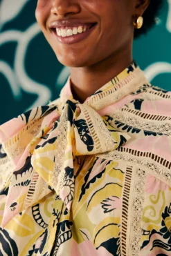 Farm Rio Sand Vintage Forest Blouse -Outer Aura 308206 03