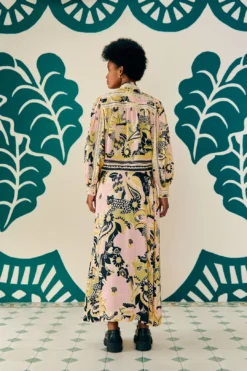 Farm Rio Sand Vintage Forest Blouse -Outer Aura 308206 04