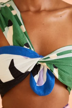 Farm Rio Brasil Bahia Scarves Crop Top -Outer Aura 309173 05