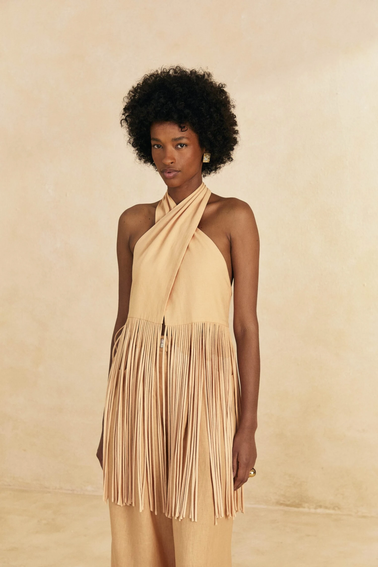 Farm Rio Sand Cross Front Top 1 Farm Rio Sand Cross Front Top