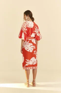 Farm Rio Red Lace Monsteras Crop Top -Outer Aura 309178 04 scaled