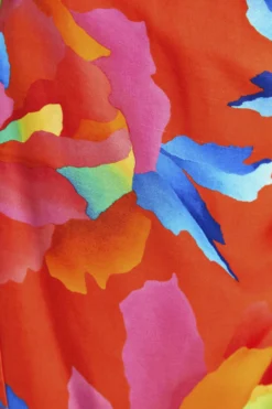 Farm Rio Mixed Ombre Chita Scarf Lenzing™ Ecovero™ Viscose Mini Dress -Outer Aura 309265 05 scaled