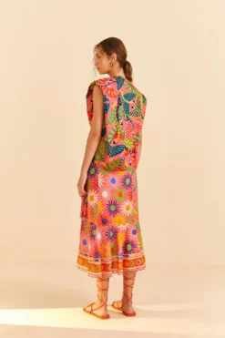 Farm Rio Coral Graphic Macaws Organic Cotton T-Shirt 9 Farm Rio Coral Graphic Macaws Organic Cotton T-Shirt -Outer Aura 309282 04