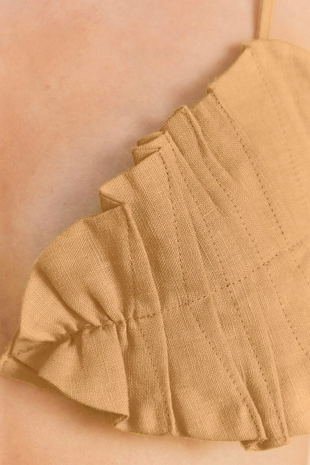 Farm Rio Beige Leaf Crop Top 5 Farm Rio Beige Leaf Crop Top - Image 5