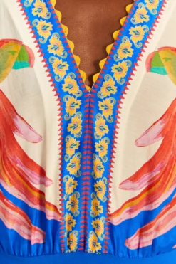 Farm Rio Off-White Vivid Garden Bodysuit -Outer Aura 309429 04