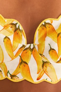 Farm Rio Off-White Peppers Top -Outer Aura 309434 05