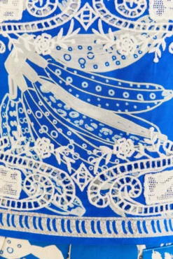 Farm Rio Blue Lace Banana Blouse -Outer Aura 309445 05 scaled