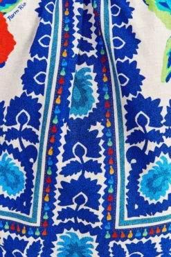 Farm Rio Off-White Flower Tapestry Blouse -Outer Aura 309502 05 scaled