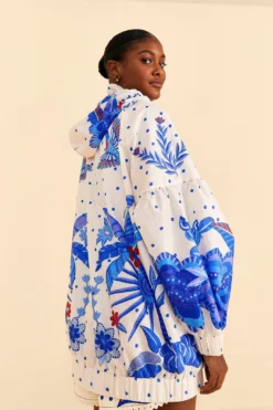 Farm Rio Off-White Jungle Chic Jacket -Outer Aura 309511 03