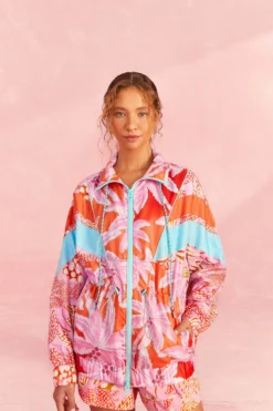 Farm Rio Coconut Tree Windbreaker