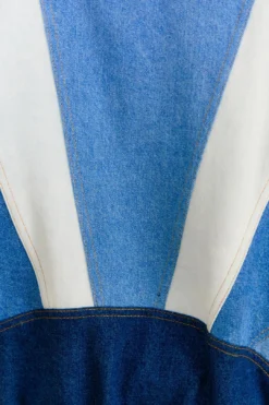 Farm Rio Patchwork Denim Jacket -Outer Aura 309569 04